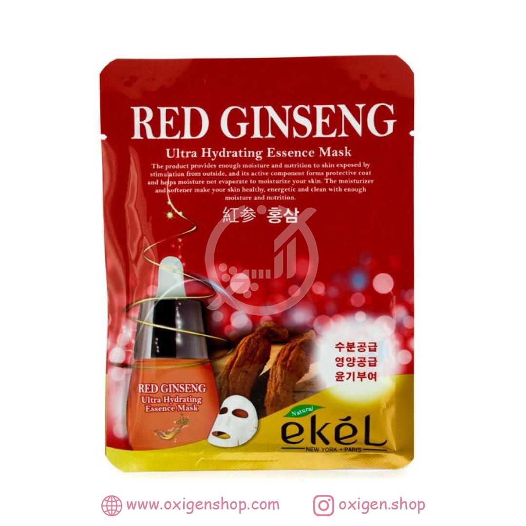 ماسک ورقه ای اکل مدل red ginseng
