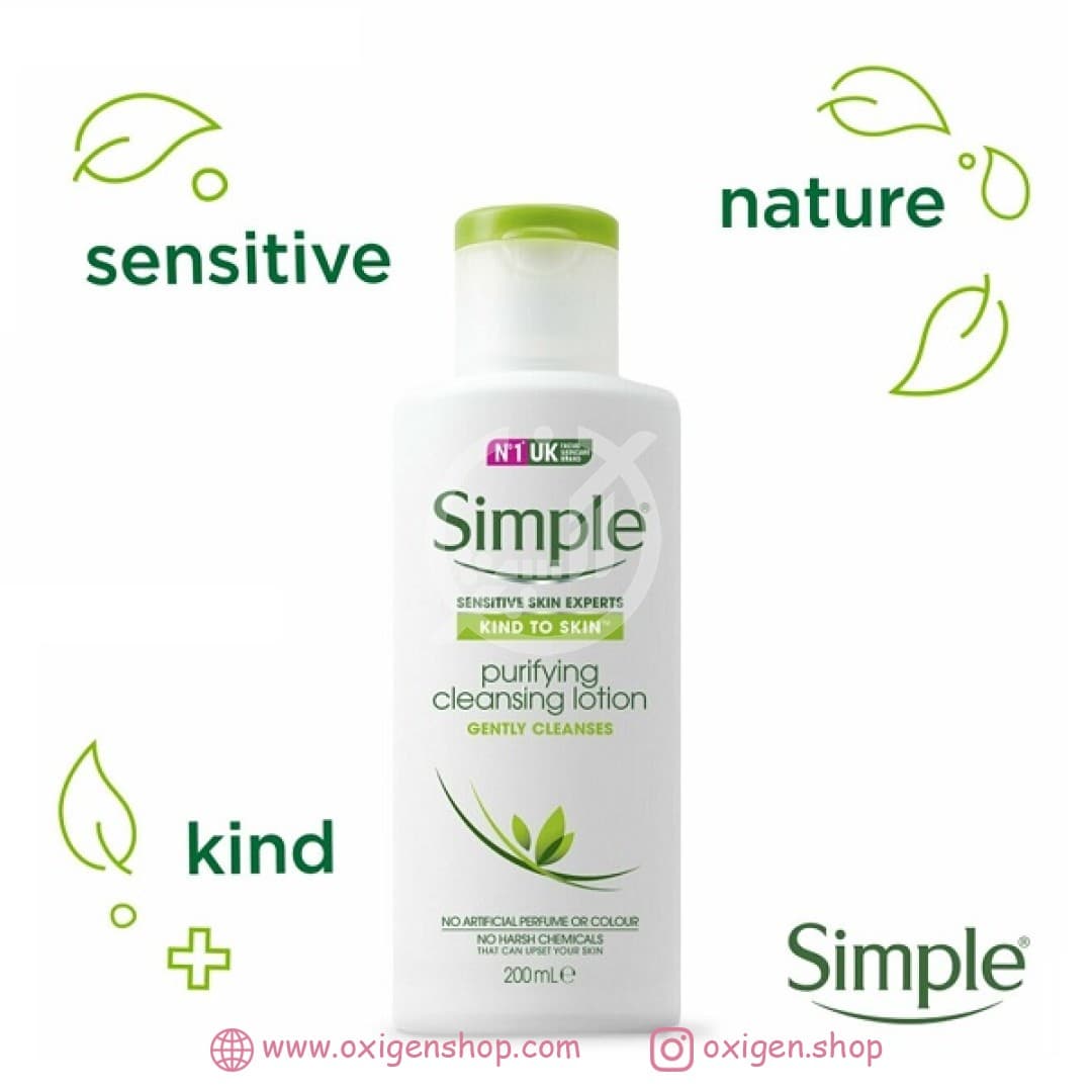 لوسیون پاک کننده آرایش سیمپل مدل kind to skin لوسیون پاک کننده آرایش سیمپل مدل kind to skin