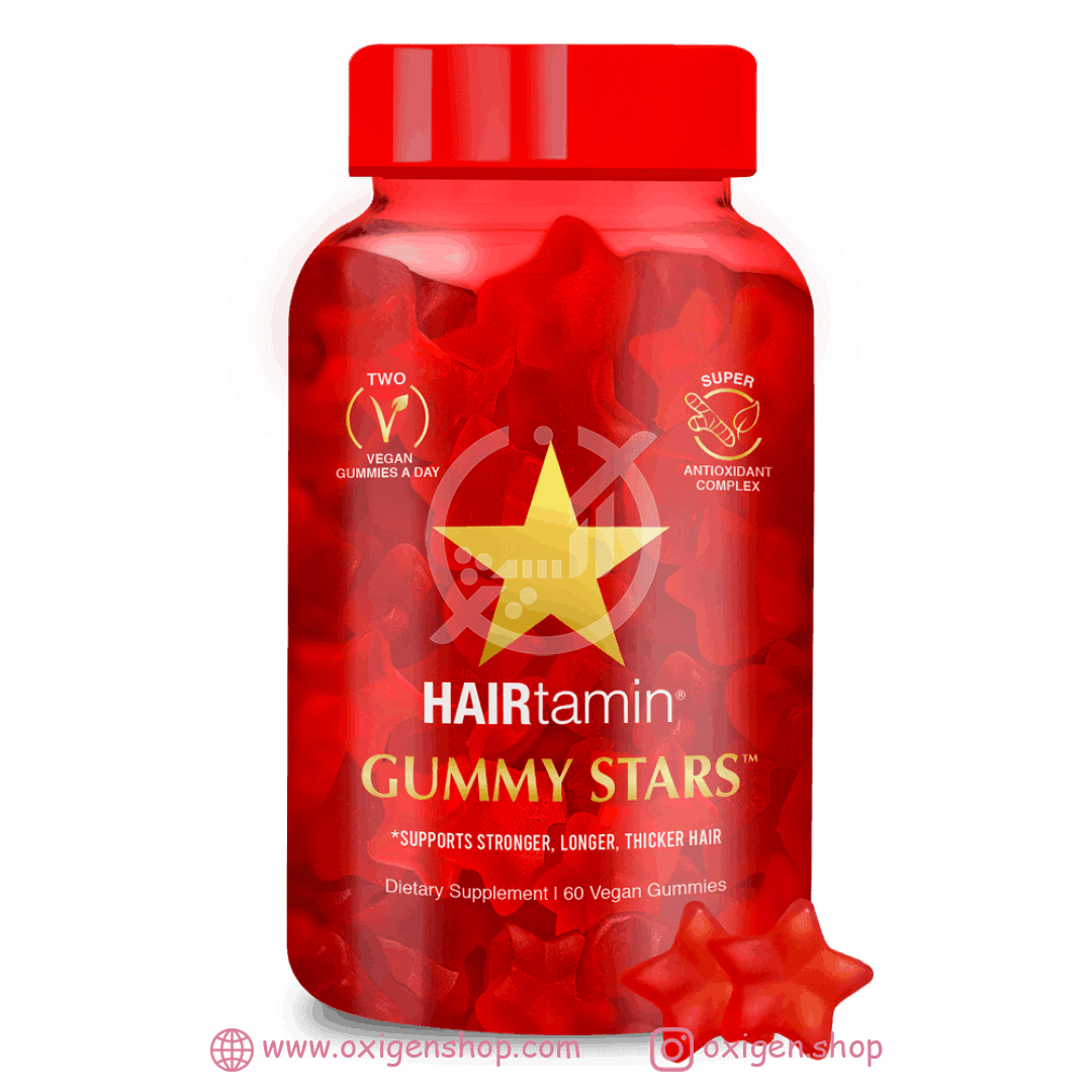 پاستیل تقویت کننده مو هیرتامین gummy stars پاستیل تقویت کننده مو هیرتامین gummy stars