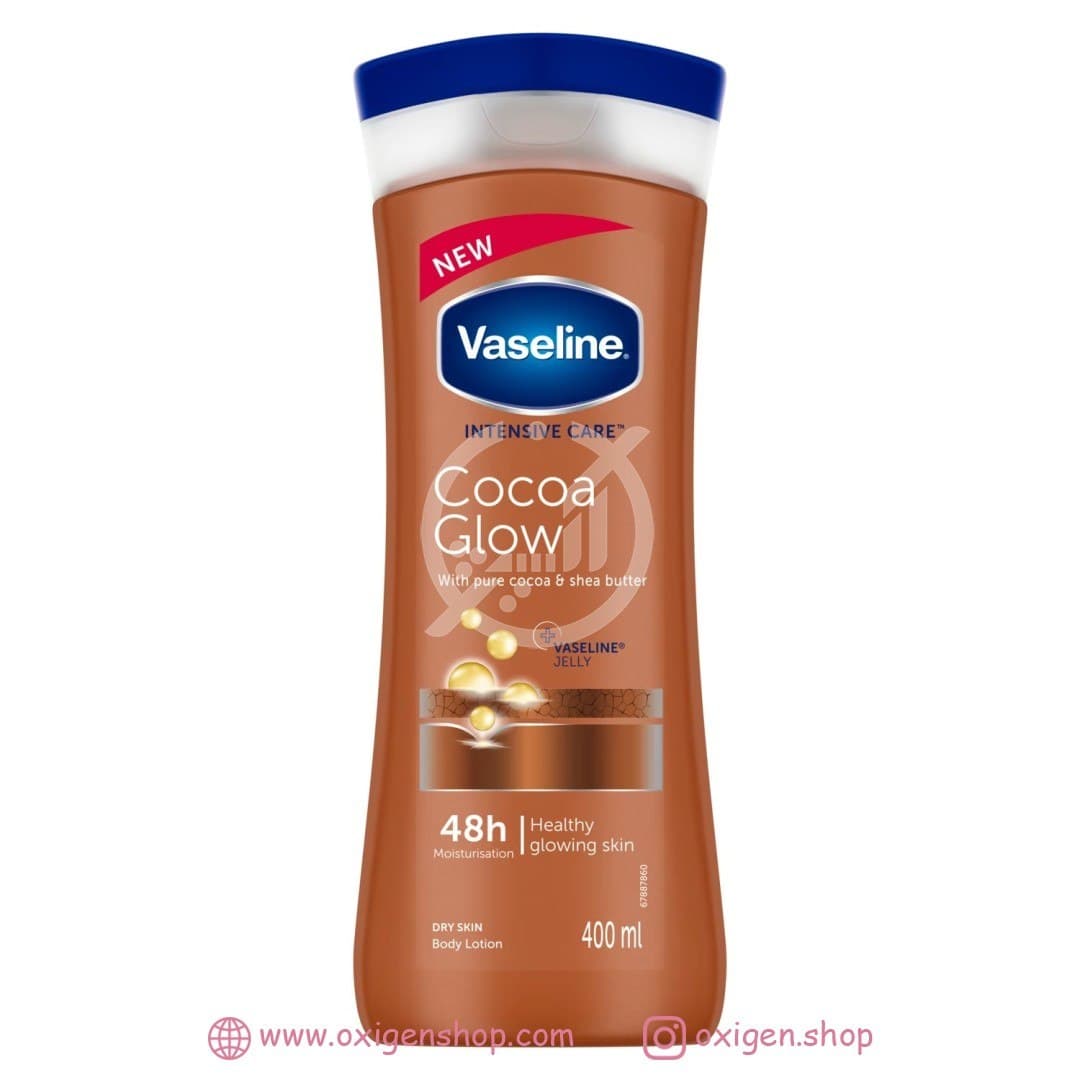 لوسیون بدن وازلین مدل Cocoa Glow لوسیون بدن وازلین مدل Cocoa Glow