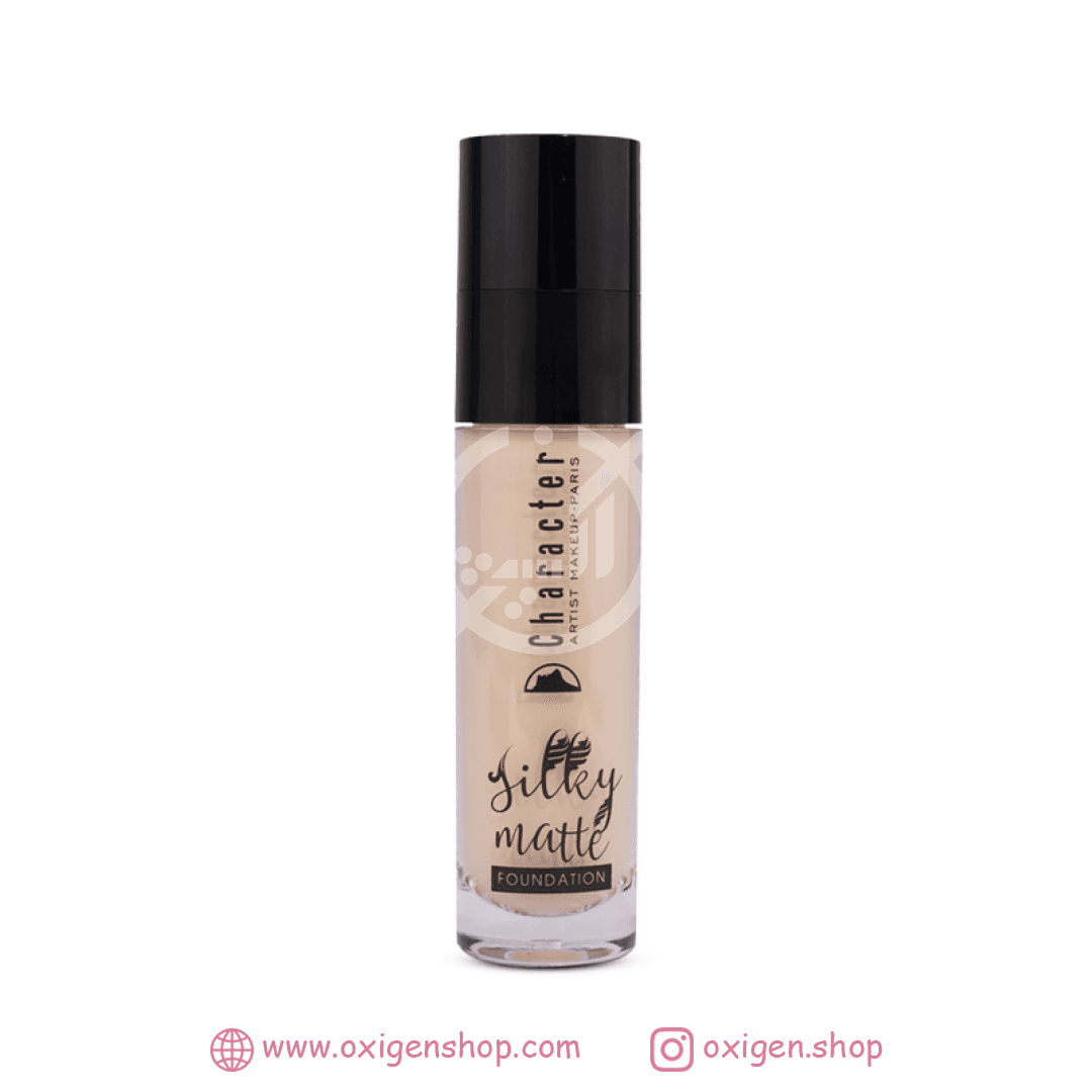 کرم پودر کاراکتر مدل Silky Matte کرم پودر کاراکتر مدل Silky Matte