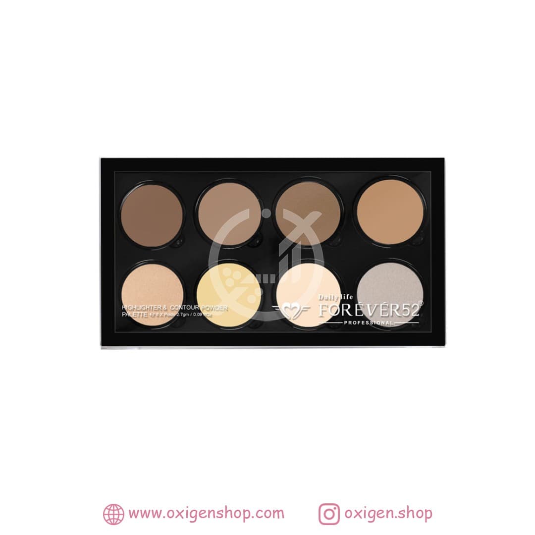 پالت هایلایتر و کانتور خشک فوراور 52-FHC001 پالت هایلایتر و کانتور خشک فوراور 52-FHC001