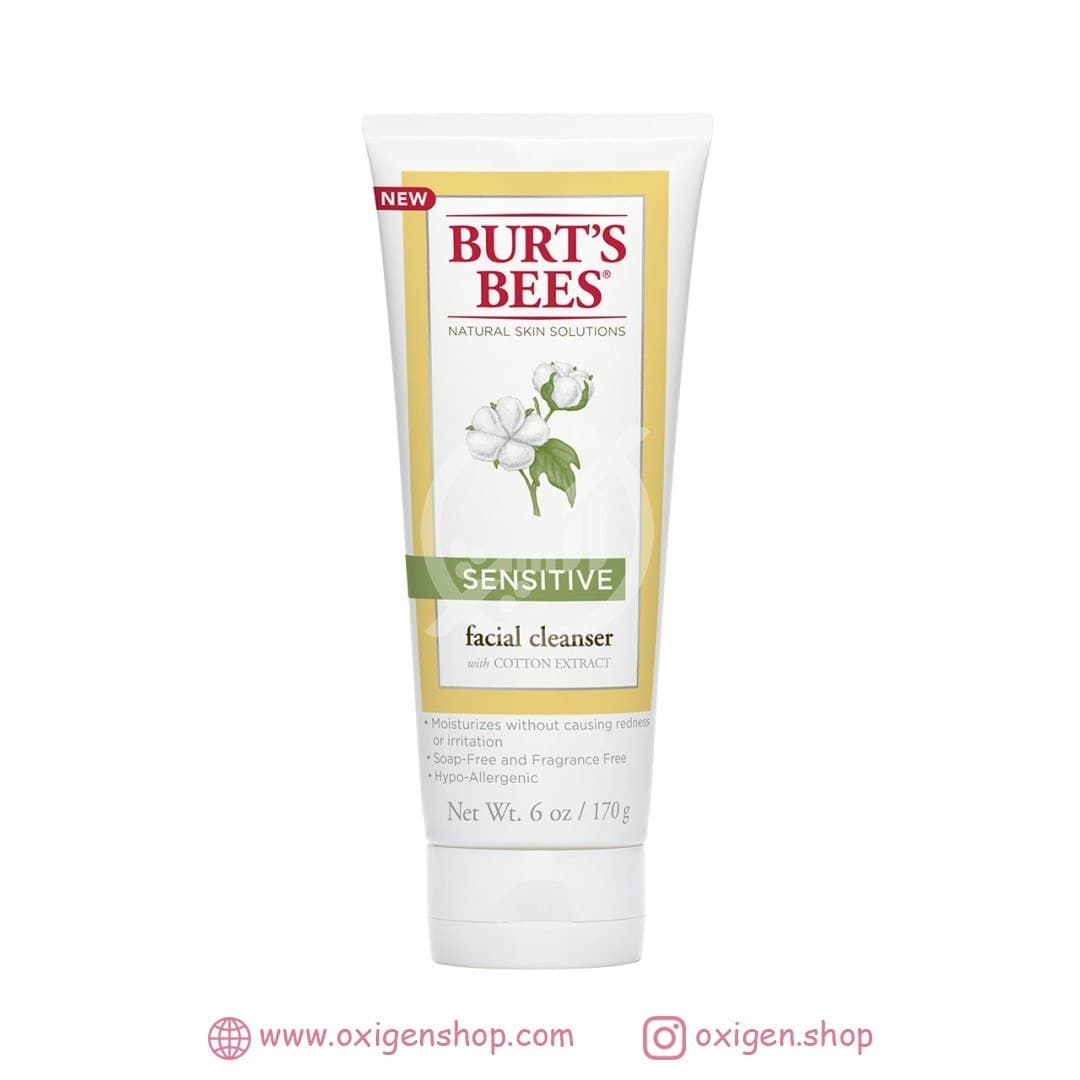شوینده کرمی برتس بیز مدل SENSITIVE SKIN شوینده کرمی برتس بیز مدل SENSITIVE SKIN