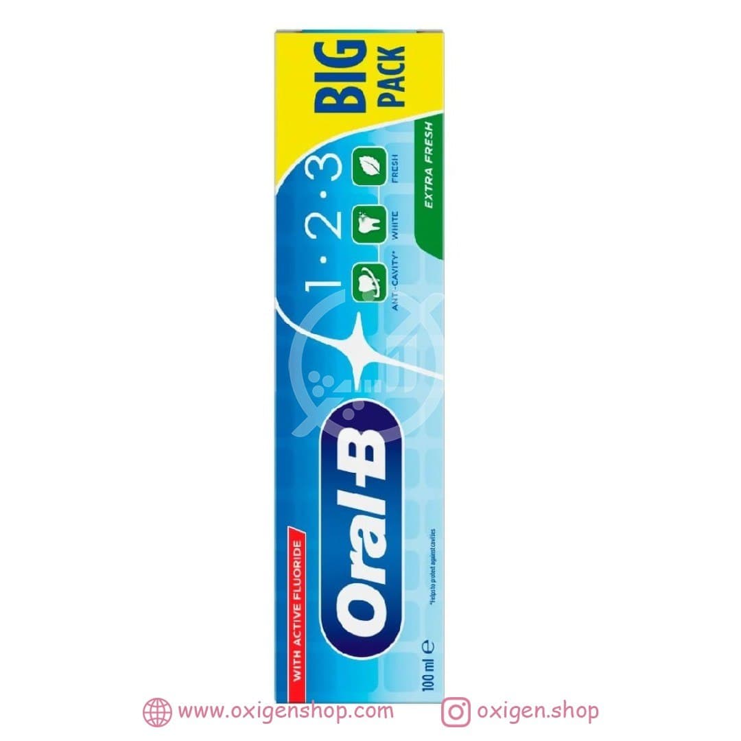 خمیر دندان اورال بی مدل 123 Extra Fresh خمیر دندان اورال بی مدل 123 Extra Fresh