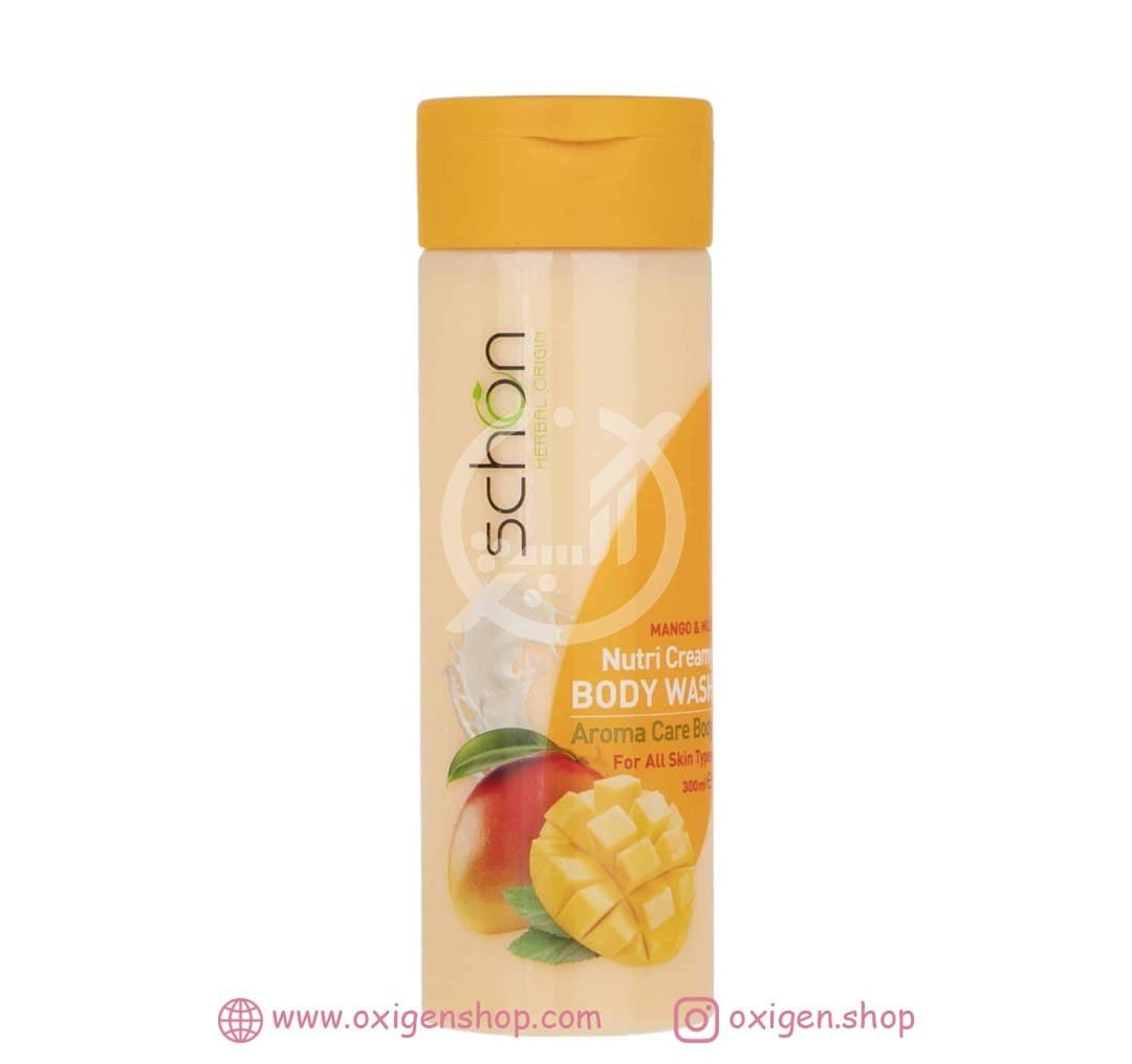 شامپو بدن کرمی شون مدل mango and milk شامپو بدن کرمی شون مدل mango and milk