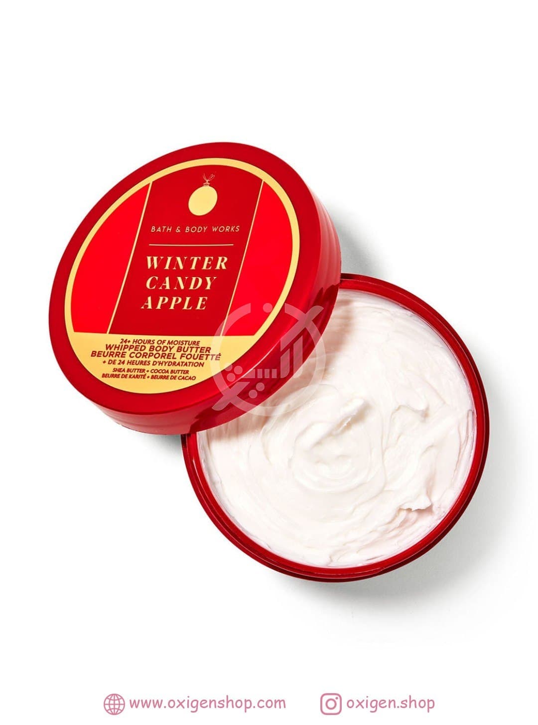 کره بدن بث اند بادی ورکز مدل Winter Candy Apple کره بدن بث اند بادی ورکز مدل Winter Candy Apple