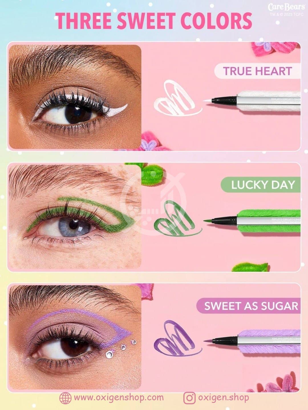 خط چشم شیگلم مدل Care Bears X خط چشم شیگلم مدل Care Bears X