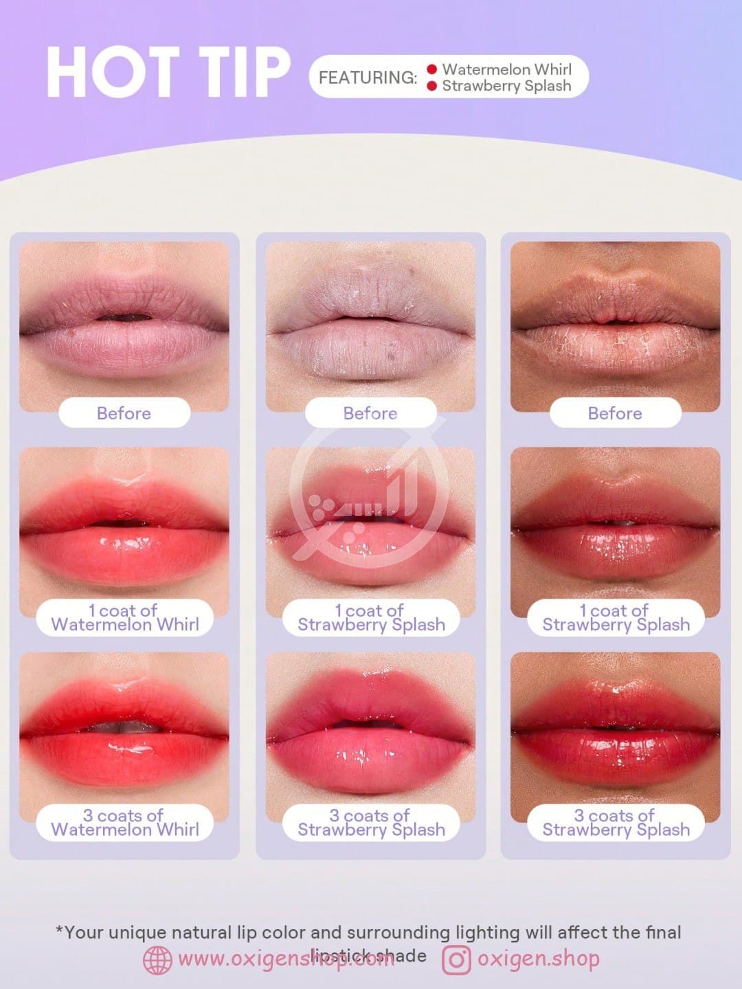 لیپ گلاس ژله ای شیگلم مدل Hydra Jelly Pocket لیپ گلاس ژله ای شیگلم مدل Hydra Jelly Pocket