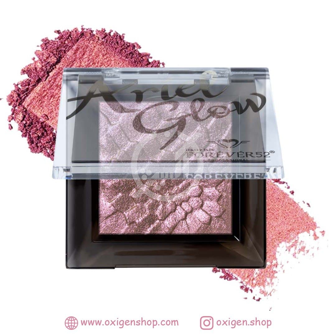 هایلایتر پودری فوراور 52 مدل Ariel Glow هایلایتر پودری فوراور 52 مدل Ariel Glow