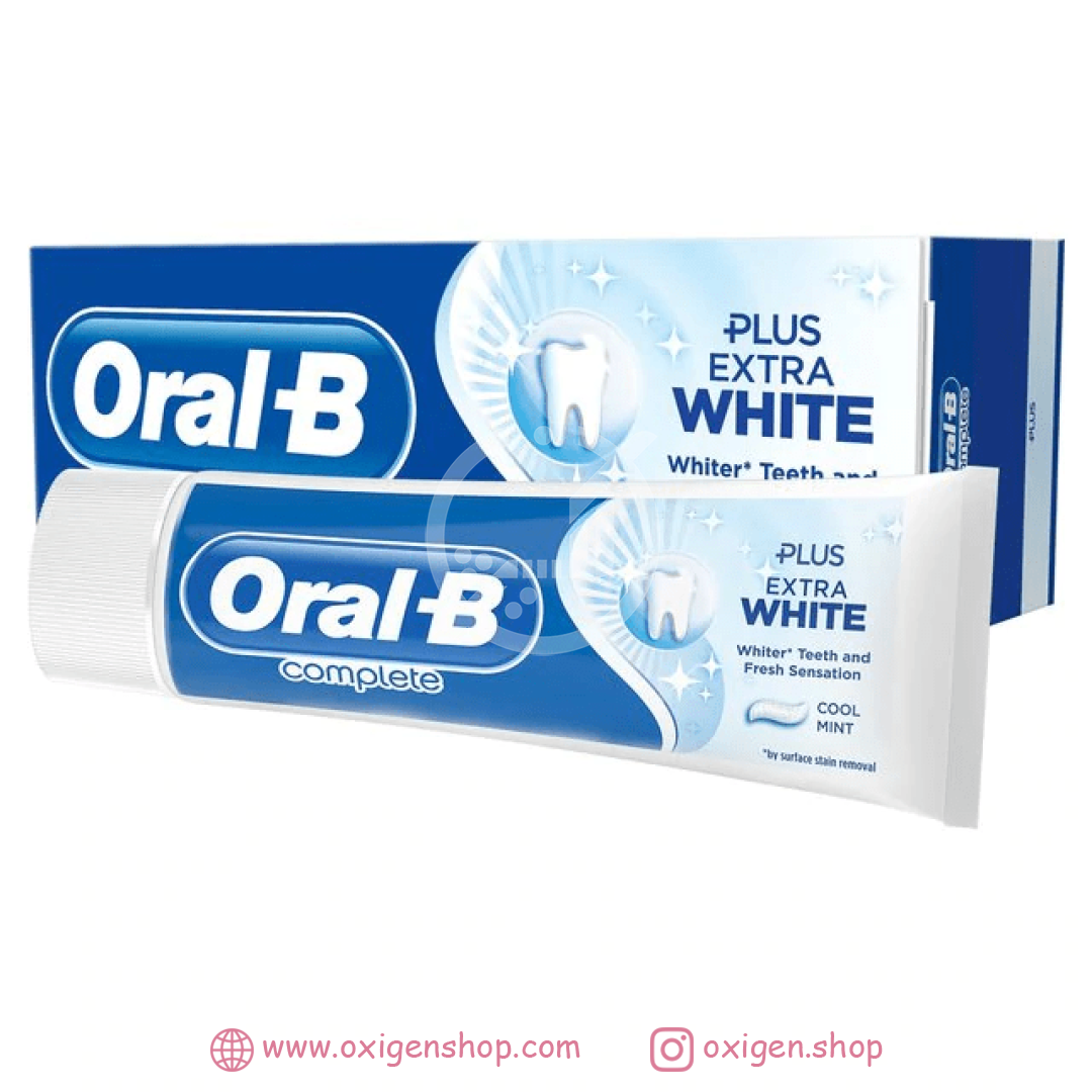 oral b complete white toothpaste