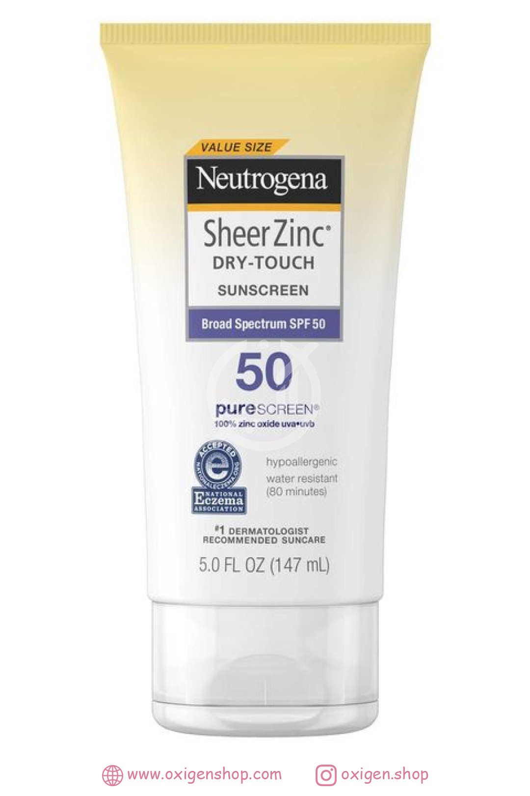 ضدآفتاب نوتروژینا مدل Sheer Zinc Dry Touch SPF 50