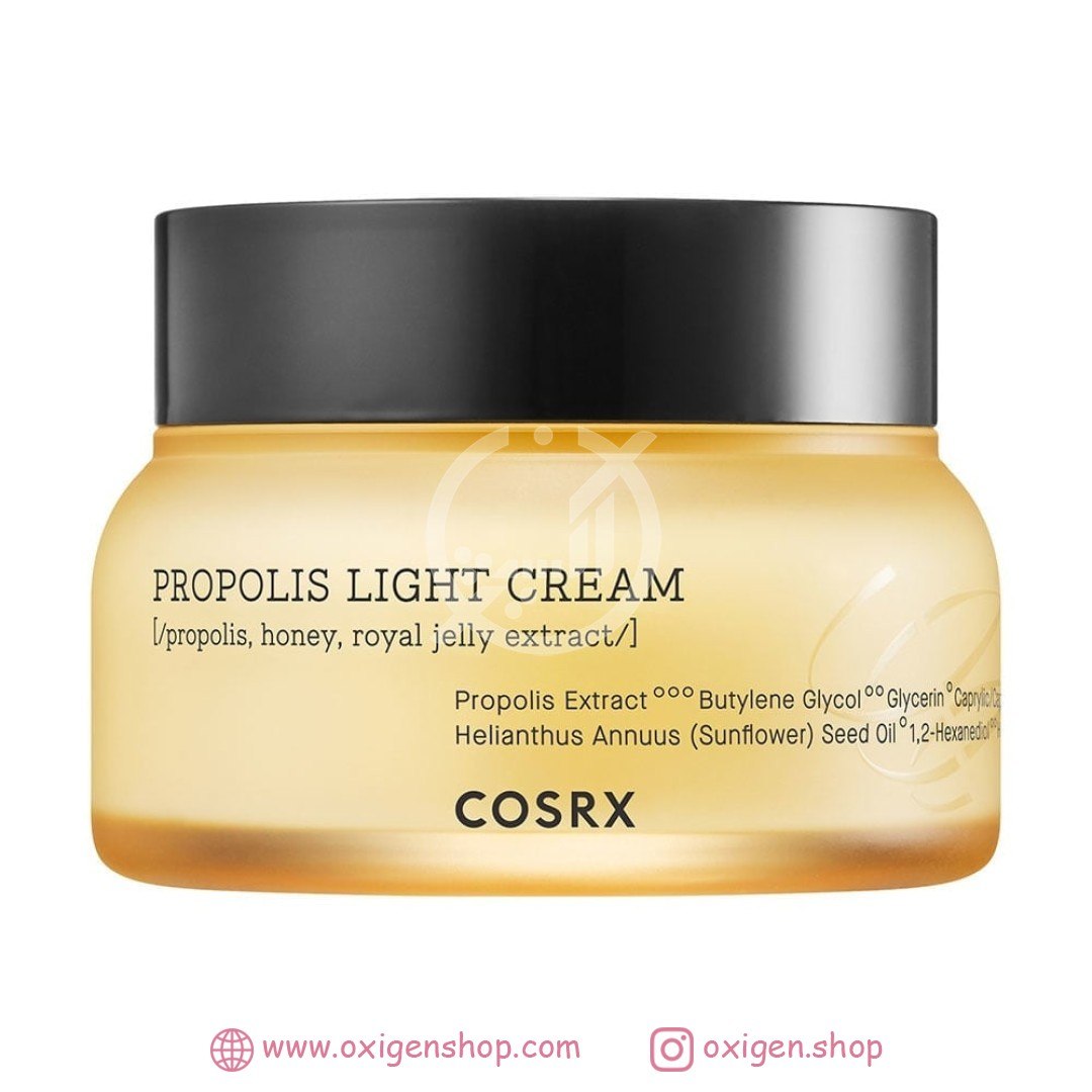 ژل کرم مرطوب کننده کوزارکس مدل Propolis Light