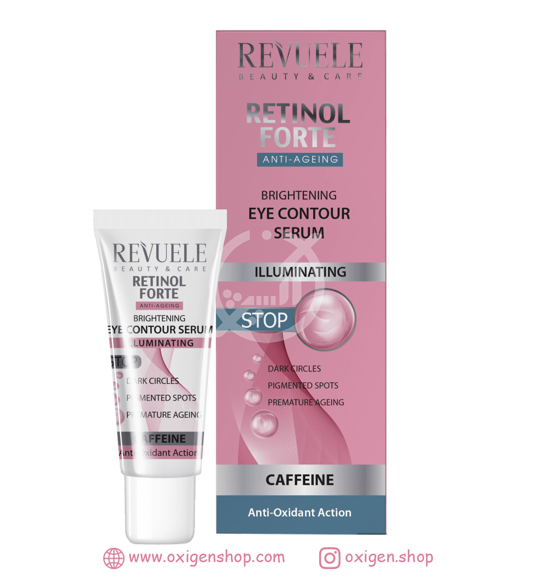 سرم روشن کننده دور چشم ریول مدل RETINOL FORTE