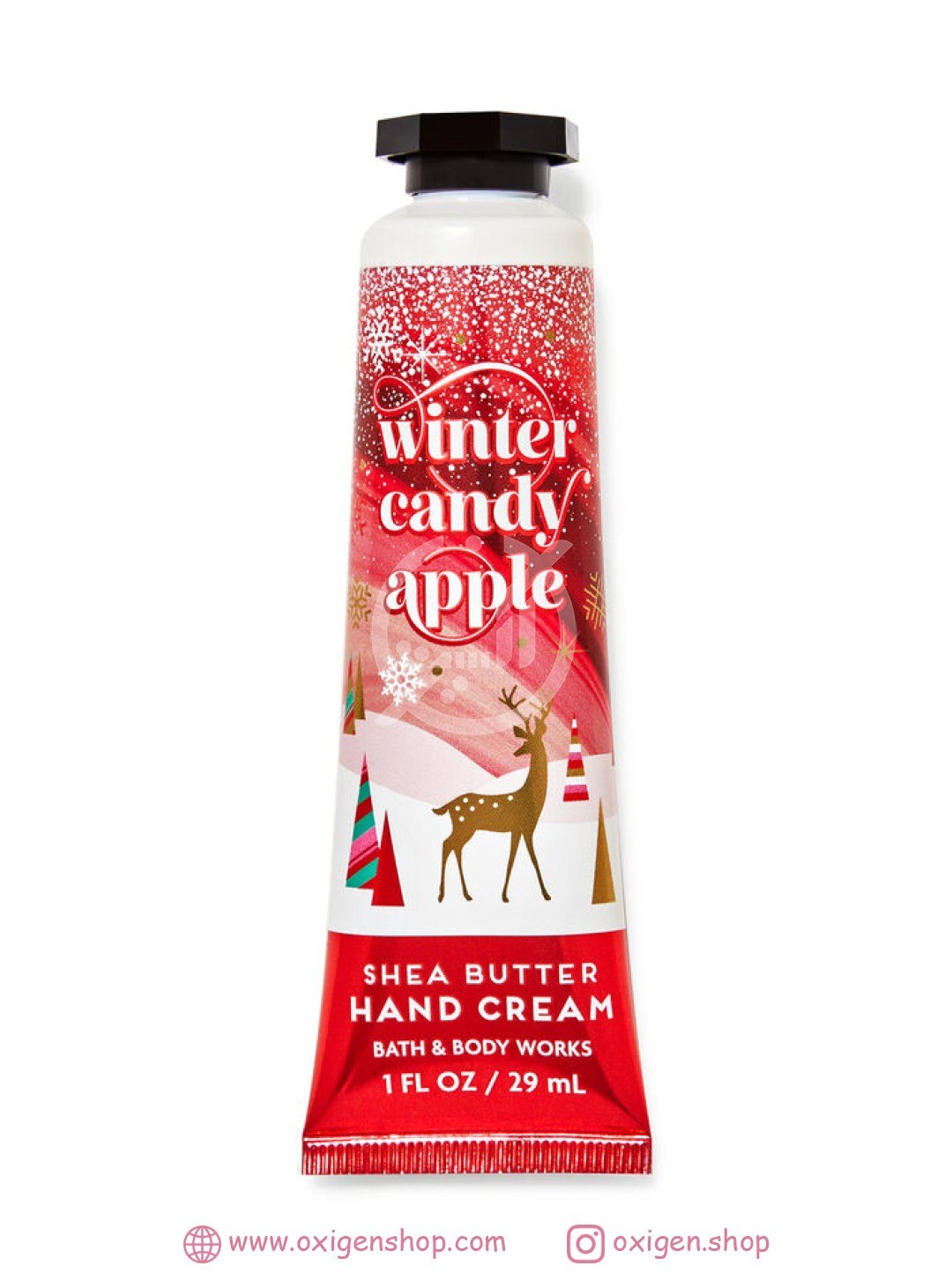 کرم دست بث اند بادی ورکز مدل Winter Candy Apple