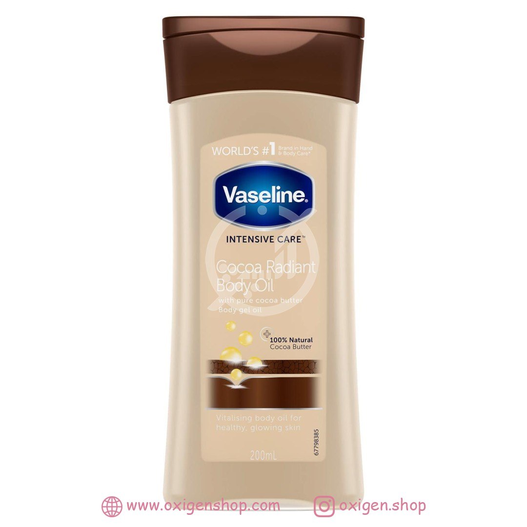 روغن بدن وازلین مدل Cocoa Radiant