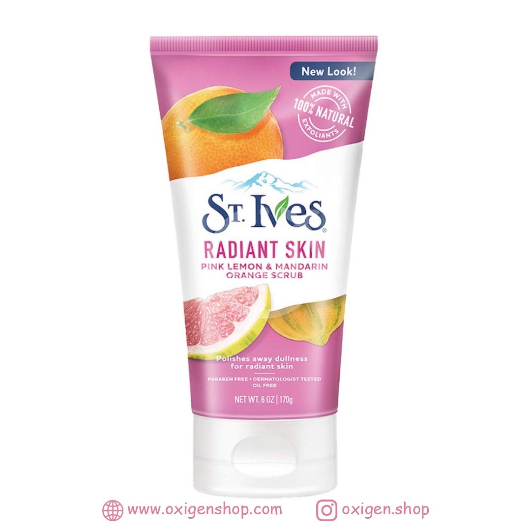 اسکراب صورت سنت ایوز مدل pink lemon and mandarin