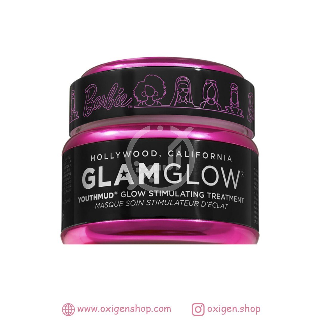 ماسک درخشان کننده گلم گلو مدل barbie youthmud glow