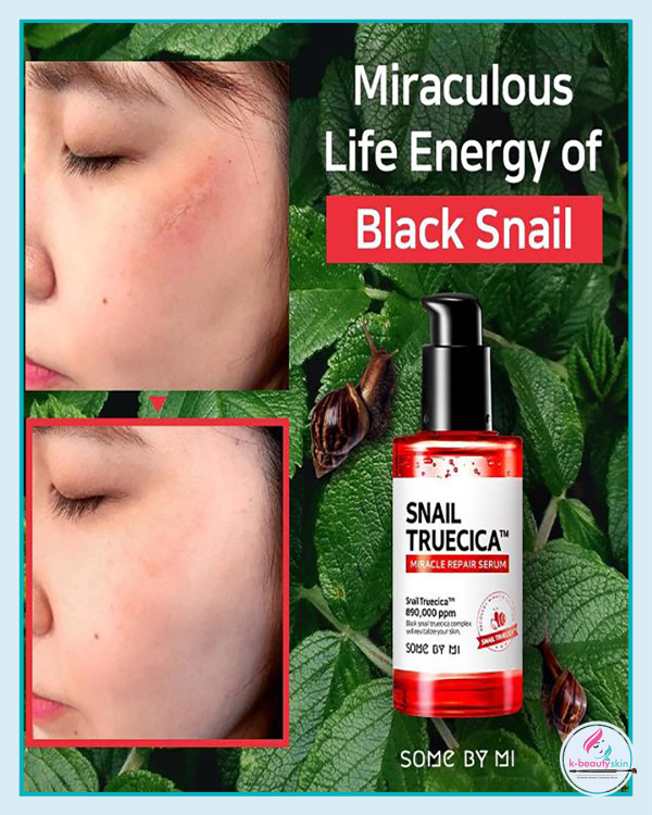 سرم ترمیم کننده سام بای می مدل snail truecica