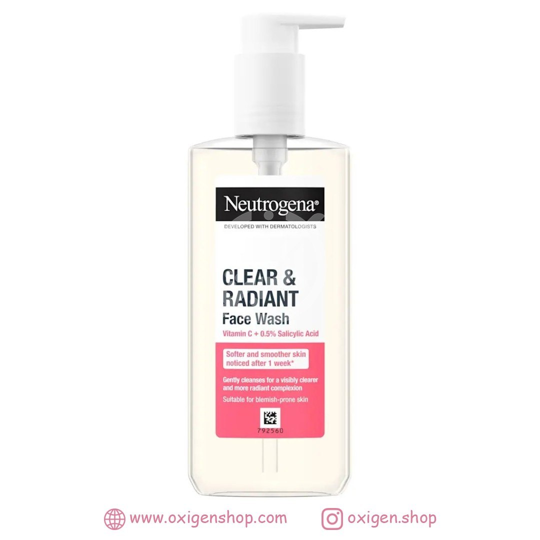 شوینده ویتامین C نوتروژینا مدل Clear & Radiant
